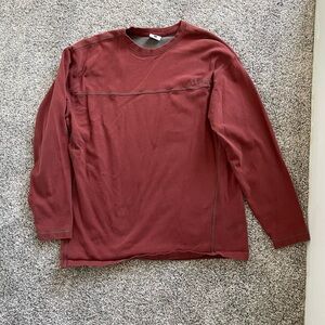 Columbia Men's Burgundy Long Sleeve Shirt